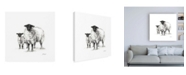 Trademark Global Ethan Harper Charcoal Sheep Study I Canvas Art - 15.5" x 21"
